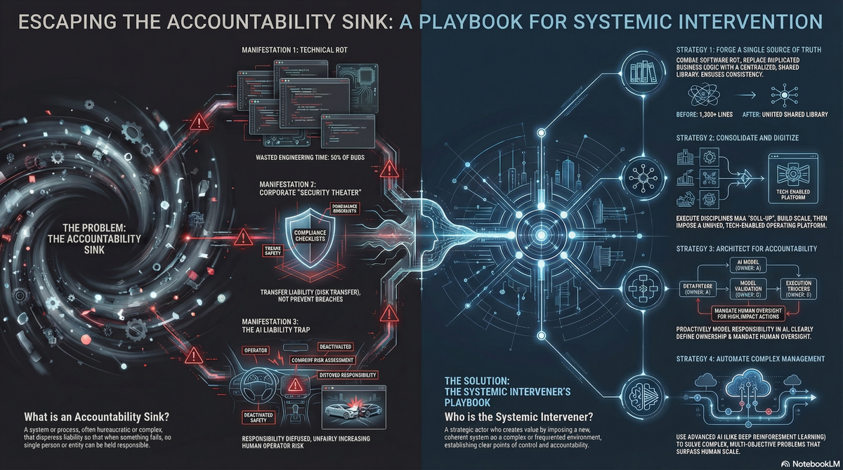 The Accountability Sink: Why The Push For AI Agents Is Creating An Invisible Crisis of Risk